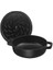 405114730 Chistera Kapaklı Sığ Döküm Tencere, 24 Cm, Siyah 3