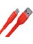 C20 Type-C To Usb-A 22.5W Hızlı Şarj ve Data Kablosu 2.1m Kırmızı 2