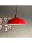 Carmelo Kırmızı Tekli Avize Eskitme Lale Başlık Retro Sarkıt Lamba Restoran Salon Aydınlatma 1