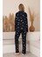 Kadın %100 Pamuk Milan Soft Kumaş Pijama Takımı 12423 5