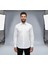 Erkek Slim Fit Dar Kesim Uzun Kollu Poplin Gömlek 6