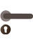 Solo-T Rozetli Kapı Kolu Koyu Bronz Saten Renk Yale ( Dış Kapı Rozetli) 1