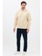 Erkek Oversize Pamuklu Kanguru Cepli 3 Iplik Basic Kapüşonlu Sweatshirt Bej - Xl 3