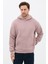 Erkek Oversize Pamuklu Kanguru Cepli 3 Iplik Basic Kapüşonlu Sweatshirt Buzmenekşe - 2xl 1