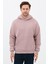 Erkek Oversize Pamuklu Kanguru Cepli 3 Iplik Basic Kapüşonlu Sweatshirt Buzmenekşe - 2xl 2