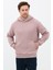 Erkek Oversize Pamuklu Kanguru Cepli 3 Iplik Basic Kapüşonlu Sweatshirt Buzmenekşe - 2xl 3