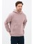 Erkek Oversize Pamuklu Kanguru Cepli 3 Iplik Basic Kapüşonlu Sweatshirt Buzmenekşe - 2xl 5