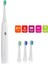 PBS520 5 Mod Şarjlı Diş Fırçası Ipx7 Su Geçirmez 4 Yedek Başlık Type-C Girişli Beyaz 2