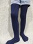Lacivert Örgü Desenli Kız Çocuk Orta Kalın Mevsimli Külotlu Çorap 3