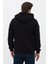 Erkek Oversize Pamuklu Kanguru Cepli 3 Iplik Basic Kapüşonlu Sweatshirt Siyah - Xl 6