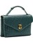 Lock Koyu Yeşil Hakiki Deri Kadın Çanta 2