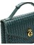 Lock Koyu Yeşil Hakiki Deri Kadın Çanta 3