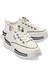 Kadın Paraşüt Sneaker Taş Detaylı Kalın Tabanlı Beyaz Zeyra 1