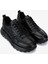 Erkek Hakiki Deri Siyah Sneakers & Spor Ayakkabı 298 3236-30219 Erk Ayk SK25-26 Sıyah 2