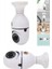 Gece Görüşlü Akıllı Dönebilen Ev Kamerası Ampül Kamera 3