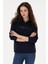 GIZMOSK25 Lacivert Kadın Sweatshirt 2225803 1