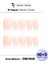 15'li Ten Rengi Orta Balerin OBLK1540FK Tekrar Kullanılabilir El Yapımı Protez Takma Tırnak - Ten Rengi-L 1
