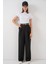 Kadın Yüksek Bel Palazzo Pantolon 30051 - Siyah 1