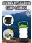 Güneş Enerjili LED Lamba Kamp Lambası Katlanabilir Lamba USB Şarjlı 2