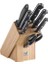 Twın Chef 2 Blok Bıçak Seti, Paslanmaz Çelik ve Ahşap, Siyah 3