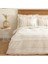 %100 Pamuk Çift Kişilik Nevresim Takımı Bej 2