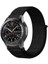 Galaxy 46MM Ile Uyumlu Gt2 Pro, Gt3 Pro, Haylou Solar LS05 Modelleri ile Uyumlu Ayarlanabilir Spor Yedek Bileklik Renkli Kayışı Hasır Örme Kayış Siyah 1