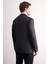 Siyah Mono Yaka Kendinden Desenli Esnek 6 Drop Comfort Fit Classic Ceket 1002255154 5