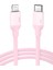 Ugreen Lightning To Usb-C 3A Pd Mfi Sertifikalı Hızlı Şarj Kablosu, 1 Metre, Pembe 1