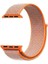 Series 3 42MM Için Kordon Hasırlı Woven Spicy Orange 2