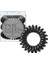 Invisibobble Orijinal Saç Lastiği True Black I 3 x Spiral Saç Lastiği, Siyah, Kızlar, Kadınlar ve Erkekler Için, Güçlü Tutuş ve Saç Koruyucu, Orijinal, Münih'in Kalbinde Tasarlanmıştır 3
