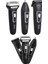 3'lü Set Saç Sakal Kesme Traş Makinesi Burun Kılı Alma Tıraş Makinesi - CHT9864-4228 4