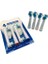 Diş Fırçası Yedek Fırça Başlıkları, Oral B Braun Için 4 Adet Elektrikli Diş Fırçası Başlığı, EB17-P Standart Fırça Başlıkları Oral B Pro 1000/3000/5000, Vitality Smart Genius Serisi 2