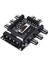 8 Port Fan Çoklayıcı Hub Y Pwm Splitter Ide Molex Soğutma 3 Pin 4 Switch Anahtarlı 4336 1