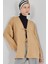 Keten Tesettür Kimono 5968 - Camel 1