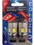 T20 W21W 12V Beyaz Fanlı LED Özel Seri Ampul Seti, 2 Adet 1