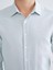 Yeni Sezon Slim Fit Uzun Kollu Armürlü Erkek Gömlek 3