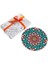 Renkli Mandala Tasarımlı Yuvarlak Mouse Pad - Mousepad - Mouse Pad - Fare Altlığı 3