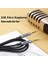 3.5 mm Hi-Fi Erkek To Erkek Trrs Aux Ses ve Mikrofon Kablosu 1.5 Metre Siyah 3