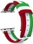 Markacase Için 38-40 mm Pantheon Şeritli Yeşil Kırmızı Kayış 1