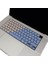 MacBook Klavye Koruyucu Türkçe Q Baskılı Uk-Ters L- Enter Tipi Air 13,6-15,3inç- Pro 14,2-16,2inç M1-M2-M3-M4 Pro Max Uyumlu, Silikon Klavye Filmi, Ultra Ince Hafif Yıkanabilir Mavi Pembe 2
