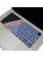 MacBook Klavye Koruyucu Türkçe Q Baskılı Uk-Ters L- Enter Tipi Air 13,6-15,3inç- Pro 14,2-16,2inç M1-M2-M3-M4 Pro Max Uyumlu, Silikon Klavye Filmi, Ultra Ince Hafif Yıkanabilir Mavi Pembe 3