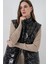 Kadın Parlak Şişme Yelek 5218 - Siyah 1
