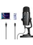 USB Kondansatörlü Mikrofon, BY-PM500 USB Stüdyo Mikrofonu, Windows, Mac ve Pc Için, Vokal, Youtube Akışı, Oyun, Konferans Çağrısı, Asmr, Podcast Video Kaydı Için Çıkarılabilir Stant 1