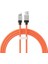 Serisi Hızlı Şarj Kablosu USB To Type-C 100W, 1m, Turuncu 2