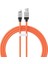 Serisi Hızlı Şarj Kablosu USB To Type-C 100W, 1m, Turuncu 3
