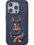 Venco Iphone 15 Pro Perma Desenli Kapak - Lacivert 1
