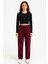 Kadın Bordo Interlok Eşofman ALTI-P2268 1