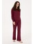 Kadın Vişne Pijama Takım 50318899-VR223 4