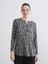 Yeni Sezon Bisiklet Yaka Desenli Bluz 1