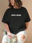 Baskılı Kadın T-Shirt - Siyah 2